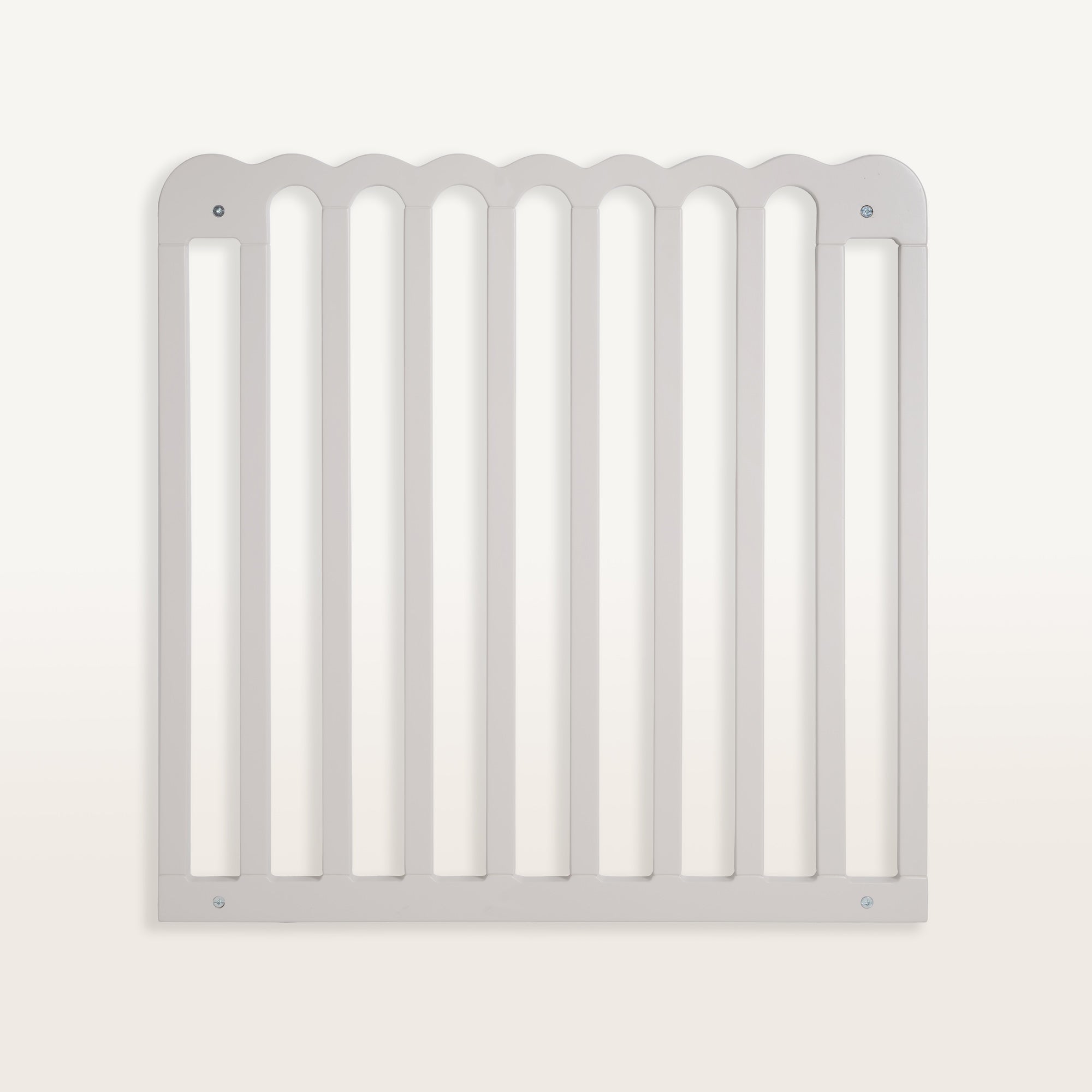Elephants breath baby gate on white background
