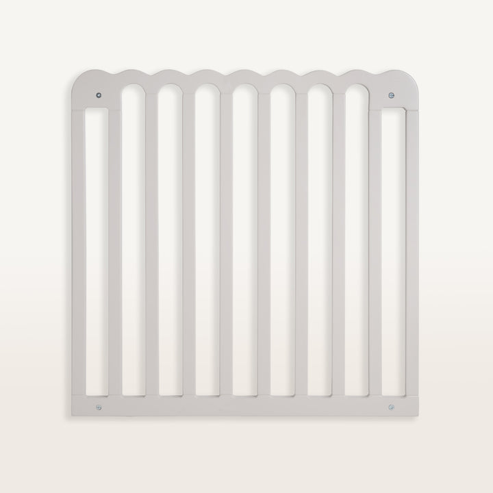 Elephants breath baby gate on white background