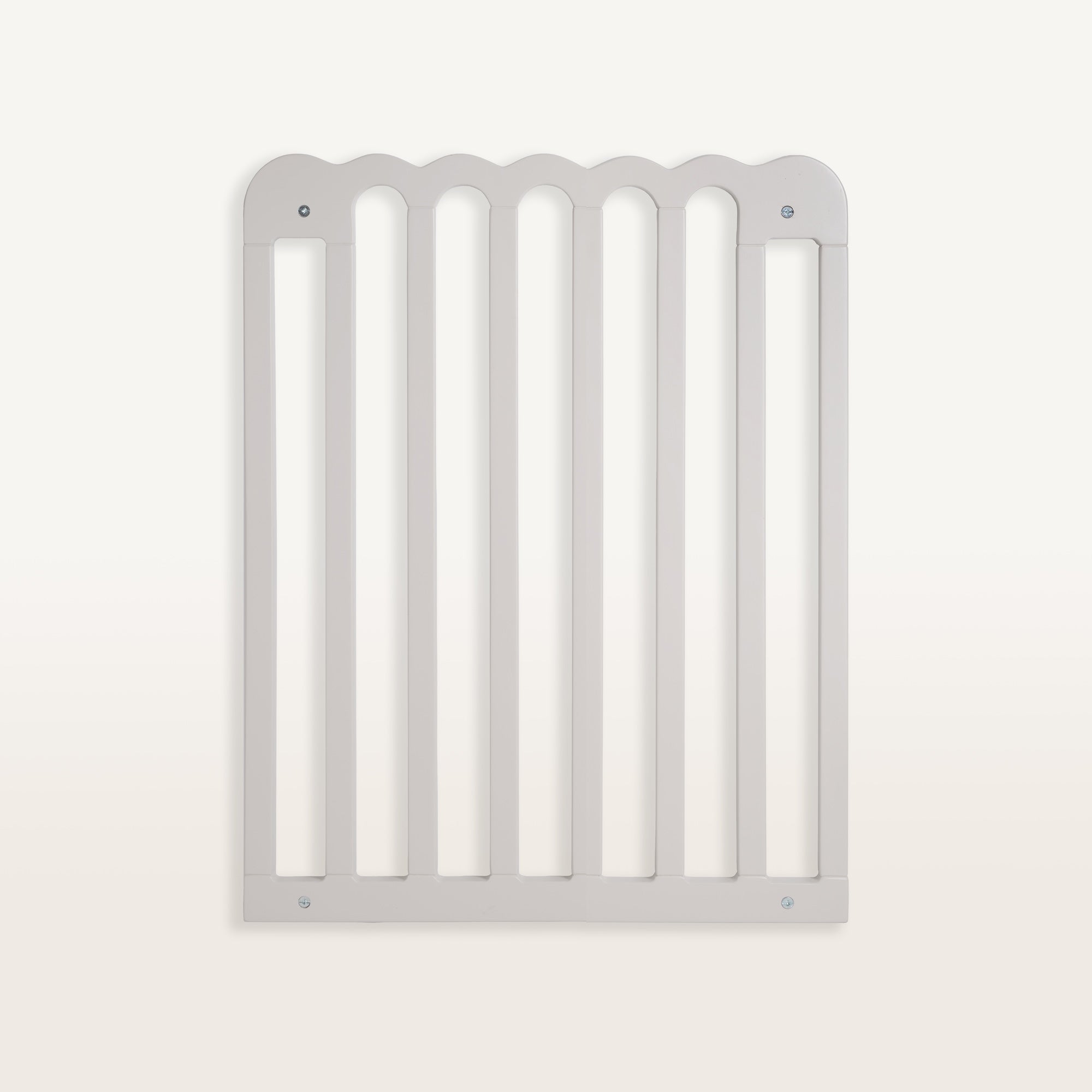 Elephants breath baby gate on white background