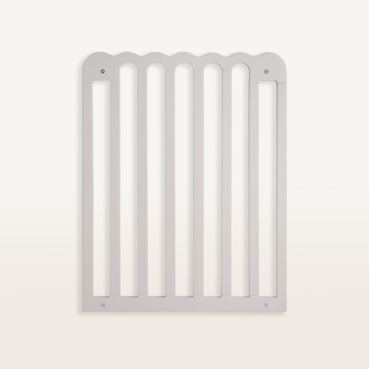 Elephants breath baby gate on white background