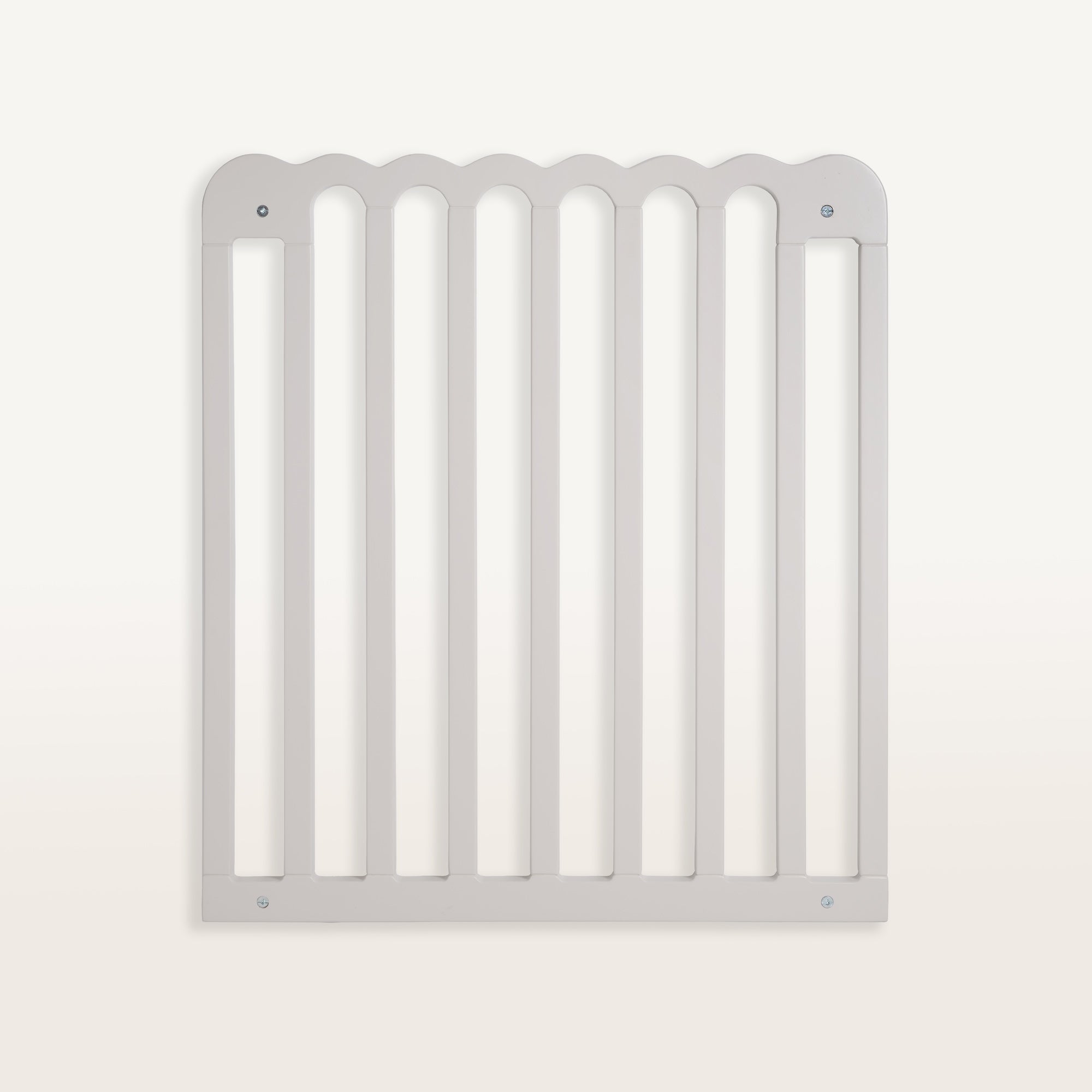 Elephants breath baby gate on white background